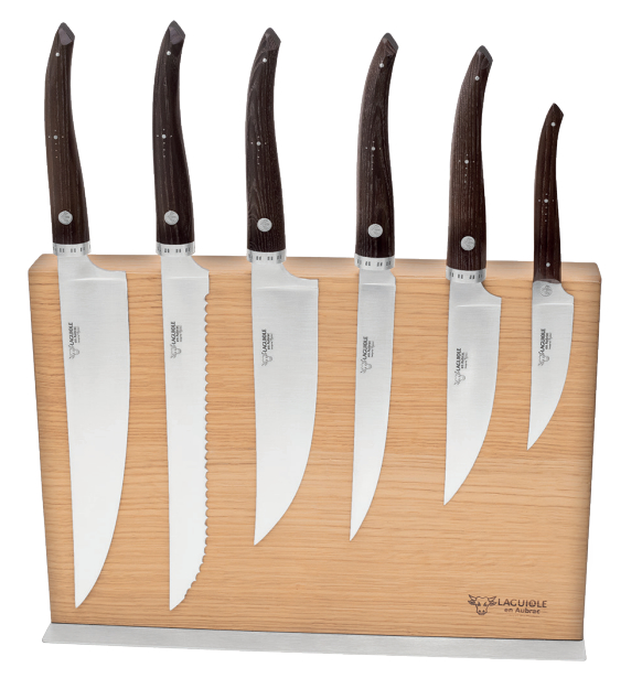 Couteau à jambon / saumon Victorinox Wood - Lame alvéolée 30 cm - Manche  palissandre